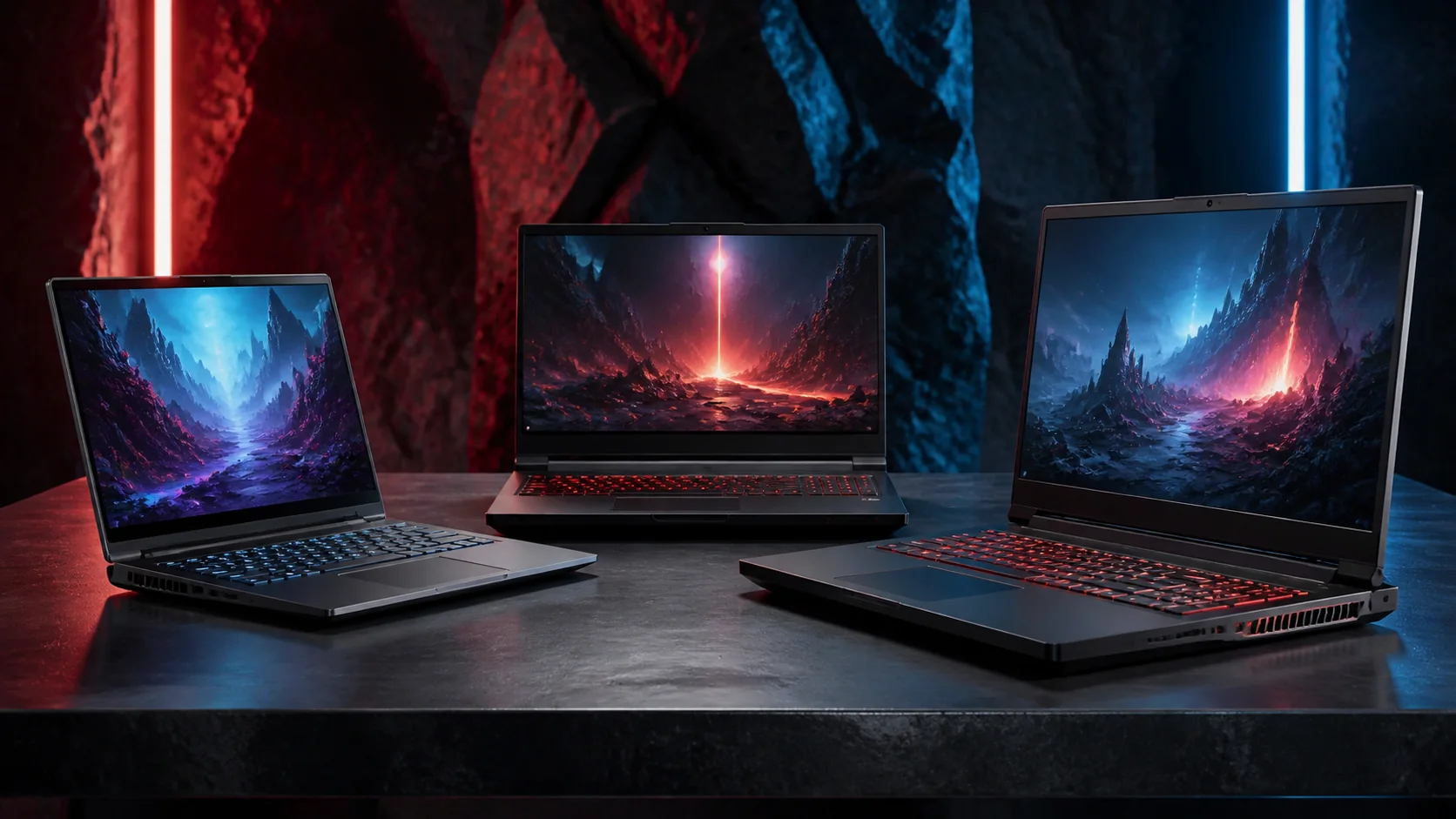 Portable, balanced, and desktop replacement gaming laptops compared