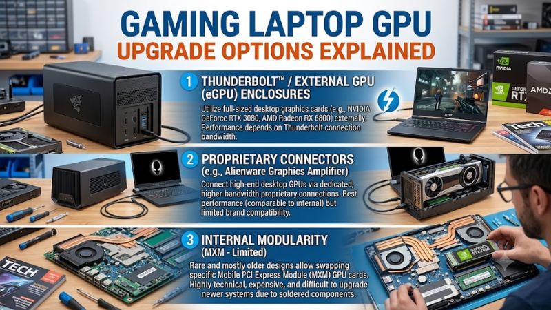 Gaming Laptop GPU Upgrade Options Explained