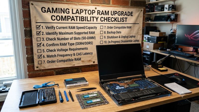 Gaming Laptop RAM Upgrade Compatibility